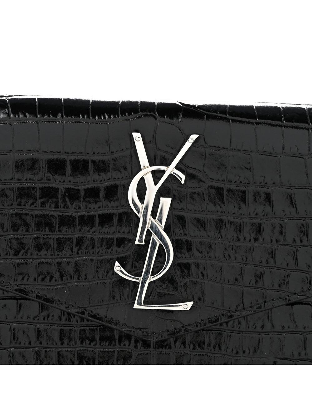 Saint Laurent Calfskin Crocodile #282361S69B - Picture 11 of 13